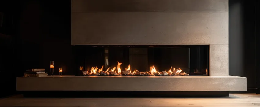 Gas Fireplace Ember Bed Design Services in Auburn Hills, Michigan