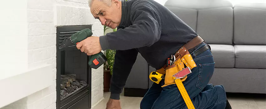 New Indoor Fireplace Installation in Auburn Hills, Michigan