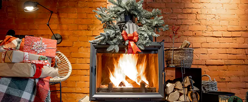 Travis Industries Linear Gas Fireplace Installation in Auburn Hills, Michigan