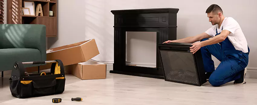 Old Rusted Metal Fireplace Repair And Replacement in Auburn Hills, MI