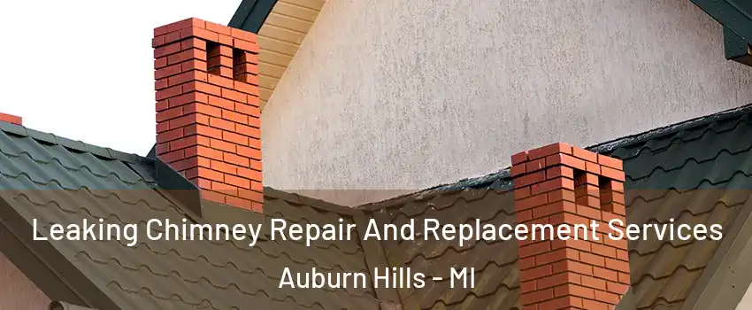  Leaking Chimney Repair And Replacement Services Auburn Hills - MI
